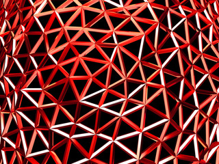 Abstract red metal structure mesh background texture ,3d