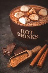 Cup of hot chocolate