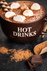 Cup of hot chocolate