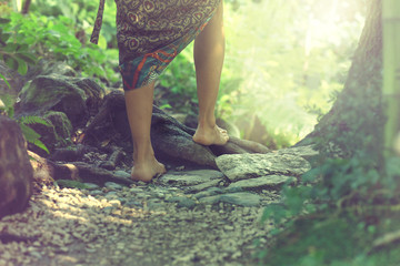 a moment for themselves in contact with nature