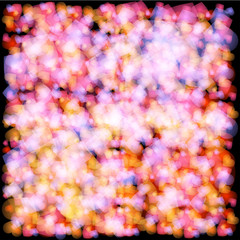 Background of different colored hearts. vector illustration .