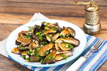 Fried Oyster Mushrooms