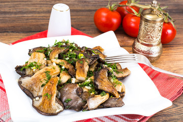 Fried Oyster Mushrooms