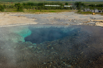Sleep geyser in Iceland