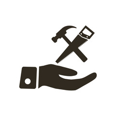 Installation and support icon vector