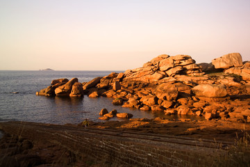 COTE DE GRANIT ROSE BRITTANY FRANCE
