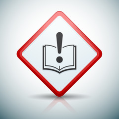 Obraz premium Instructions Warning