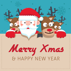 Santa Clauses vector set for christmas - 127061691