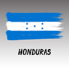 Flag Of Honduras - Grunge