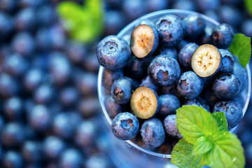 Fresh blueberries