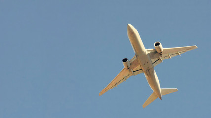 Airplane is taking off