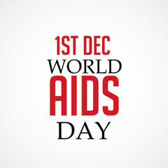 Obraz premium World AIDS Day.