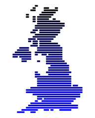 Karte von Großbritannien