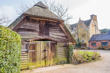 grounds and estate of hidcote manor gardens cotswolds england uk