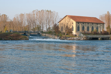 Obraz premium centrale idroelettrica