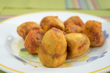 peeled prickly pears