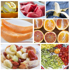 variety of seasonal fruit