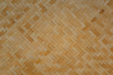 Pattern of bamboo woven and textured