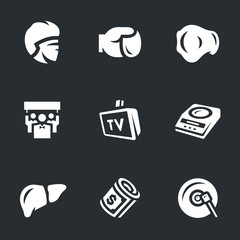 Vector Set of Boxing.