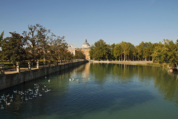 Vista en Aranjuez del rio Tajo