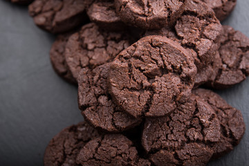 tasty chocolate cookies - 127068871
