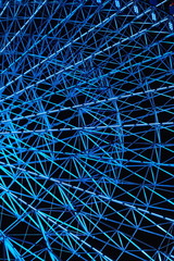 ライトアップされた観覧車
