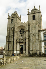 Obraz premium sight of the Romanesque cathedral of Oporto, Portugal