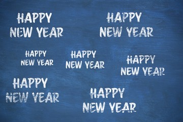 Fototapeta premium Composite image of happy new year