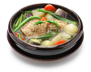 sinigang na baboy ( pork sinigang ), filipino cuisine