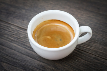 A cup of Espresso double shot