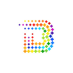 Letter B logo,Flower Colorful, beauty and fashion logo