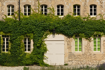 Fototapeta na wymiar Facade of the Provencal house, France 