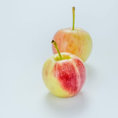 Red and yellow apple