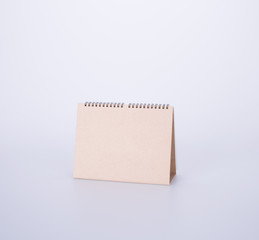 calendar or empty desk calendar on the background.