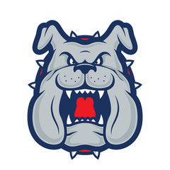 Bulldog head mascot