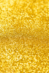Blurred Gold Glitter, Abstract circle bokeh Wallpaper, Perfect for christmas and other holiday background