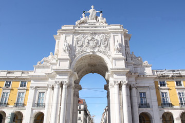 Lisbonne, arc de triomphe