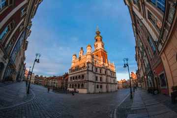 Poznan, old town. Spring 2016