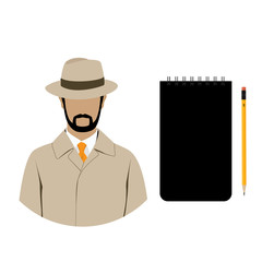 Detective icon set
