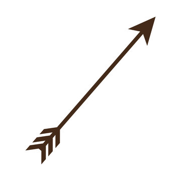 arrow decorative isolated icon vector illustration design