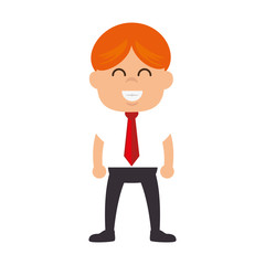 bucinessman successful character icon vector illustration design