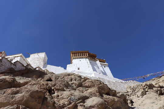 Leh Palace Is Nine Storeys High Structure Build In 17th Century, And Namgyal Tsemo Monastery Founded In 1430 By King Tashi Namgyal Of Ladakh.