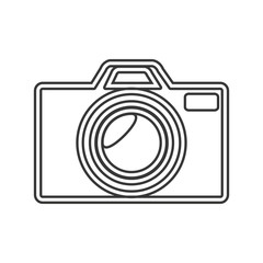 camera photographic isolated icon vector illustration design