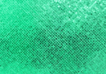 Abstract Luxury Shiny Light Blue Sea Wall Flooring Tile Glass Seamless Pattern Mosaic Background Texture for Furniture Material Art Square Seamless Pattern with Shade for Modern Interior Design Style