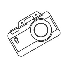 camera photographic isolated icon vector illustration design