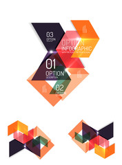 Paper infographic elements