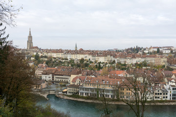 Stadt Panorama Bern in der Schweiz