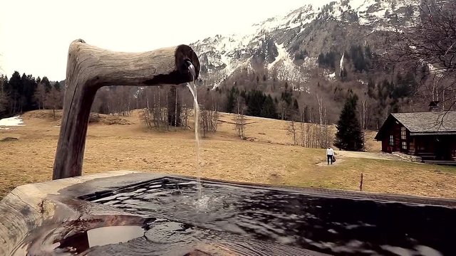 The fountain of the mountain