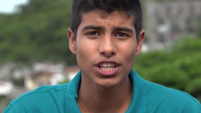 Latino Teen Wald Doppelter