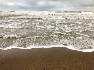 Tide coming in at Scarborough beach